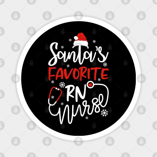 Santa's Favorite RN Nurse Magnet by Ana_Huts
